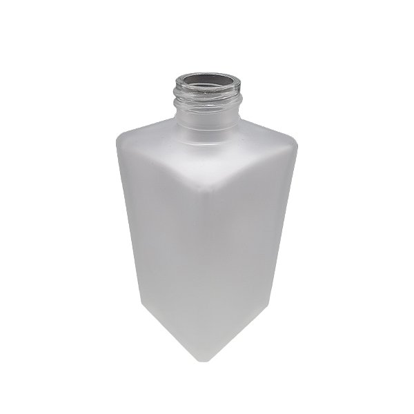 Frasco para Perfumaria de Vidro Quadrado - Londres Fosco - 250ml - 1 unidade - Rizzo