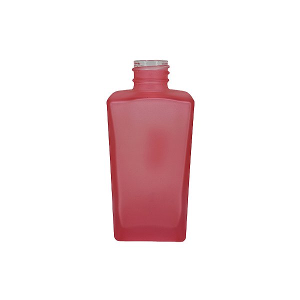 Frasco para Perfumaria de Vidro Quadrado - Square Rosa - 250ml - 1 unidade - Rizzo