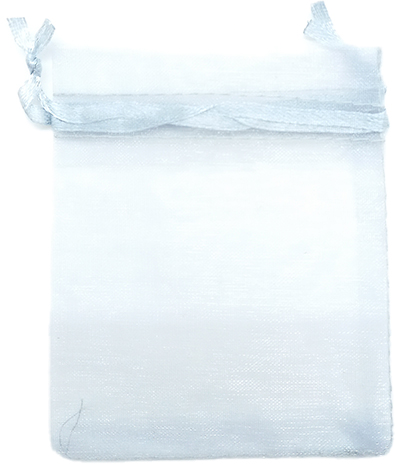 Saquinho de Organza - Branco - 10 unidades - Rizzo