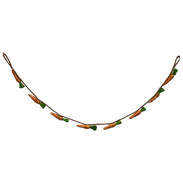 Cordão de Cenouras Decorativos - 1,85mx5cm - 1 unidade - Cromus - Rizzo