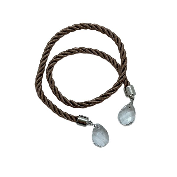Cordão Decorativo - Marrom Pingente - 32cm - 1 unidade - Rizzo