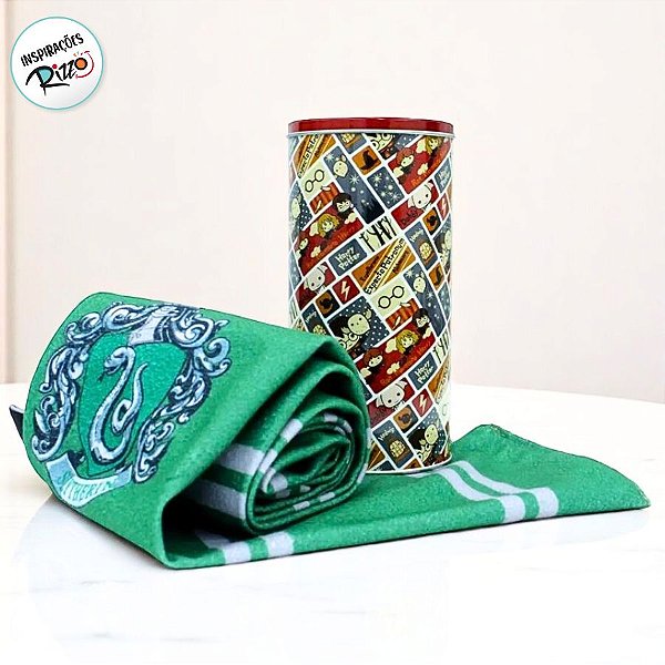Cachecol - Sonserina Harry Potter - 1,6m - 1 unidade - Zona Criativa - Rizzo