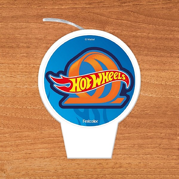 Vela Plana - Hot Wheels - 6,5x9cm - 1 unidades - Festcolor - Rizzo