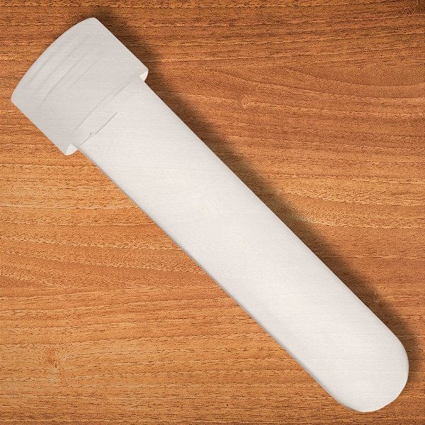 Tubete Para lembrancinha Cristal Com Transparente - 13cm - 10 unidades - Rizzo