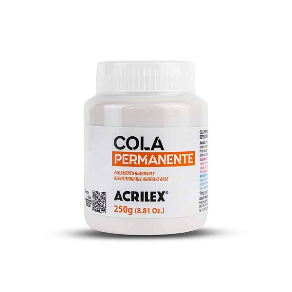 Cola Permanente - 250g - 1 unidade - Acrilex - Rizzo