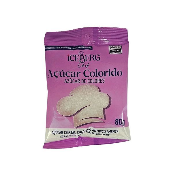 Açúcar Cristal Branco - 80g - 1 unidade - Iceberg - Rizzo