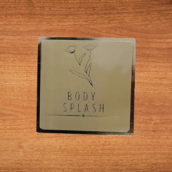 Adesivo Body Splash Nude - Ref.2353 - Hot Stamping - 4x4cm - 20 unidades - Stickr - Rizzo