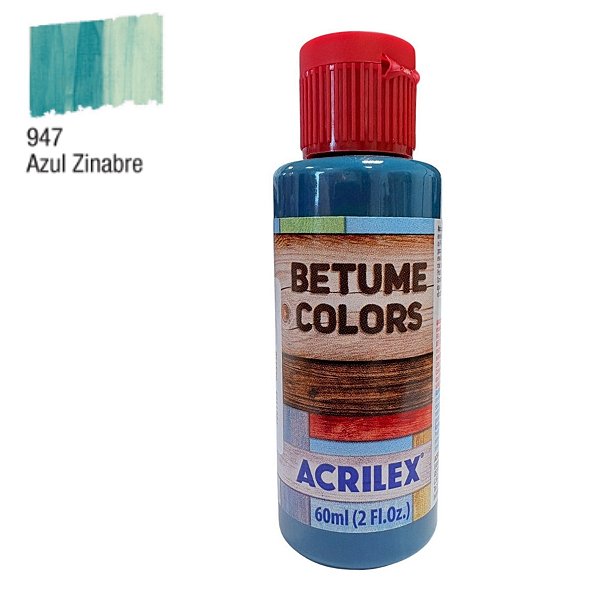 Betume Colors - Azul Zinabre - 60ml - 1 unidade - Acrilex - Rizzo