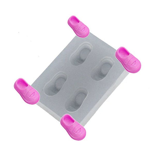 Molde de Silicone Sapatinhos - Ref. 194 - 1 unidade - Flexarte - Rizzo
