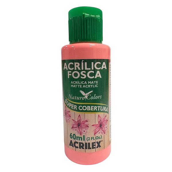 Tinta Acrílica Fosca 60ml - Areia Rosada - 1 unidade - Acrilex - Rizzo