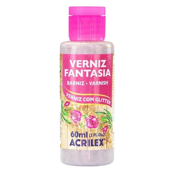Verniz Fantasia 60ml - Ouro - 1 unidade - Acrilex - Rizzo