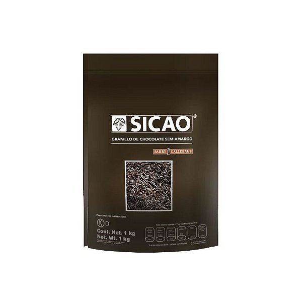 Granulado de Chocolate - Meio Amargo - 1,01 kg  - 1 unidade - Sicao - Rizzo