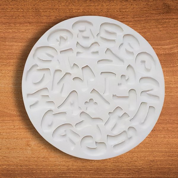 Molde De Silicone Alfabeto Disney - Ref. 1778 - 1 unidades - Mazulli  - Rizzo