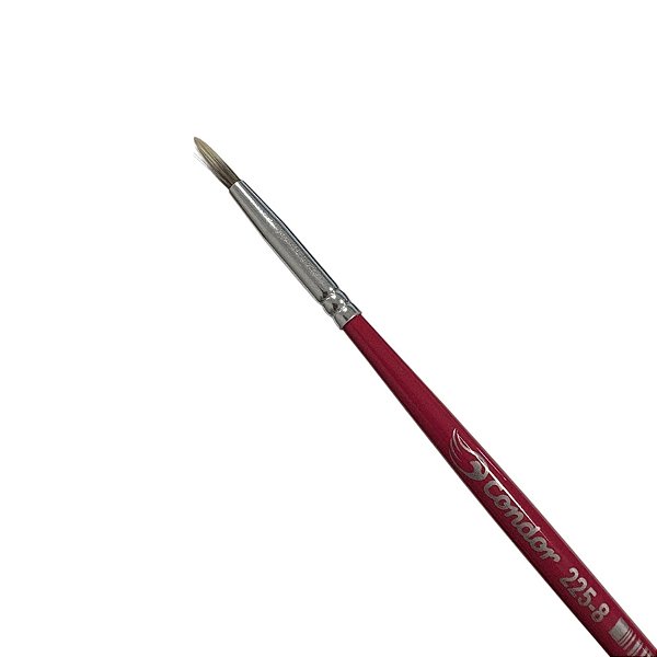 Pincel Artístico - Modelo 225-8 - 1 unidade - Rizzo