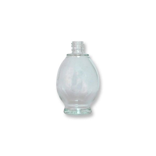 Frasco Para Perfumaria De Vidro Bola - Transparente - Rosca 18/415 - 100ml - 1 unidade - Rizzo