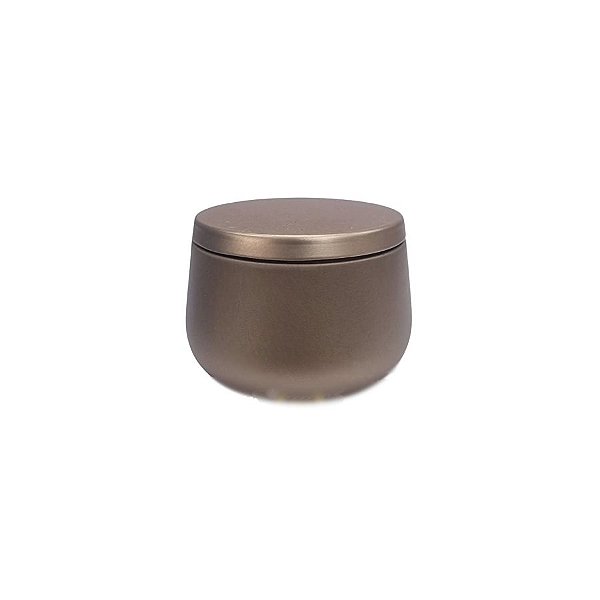 Lata de Metal com Tampa - Rose - 120ml - 6,5x4,5cm - 1 unidade - Rizzo