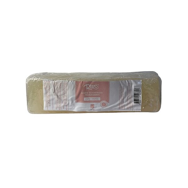 Base Neutra Sabão Glicerinado Transparente - 1kg - 1 unidade - Rizzo