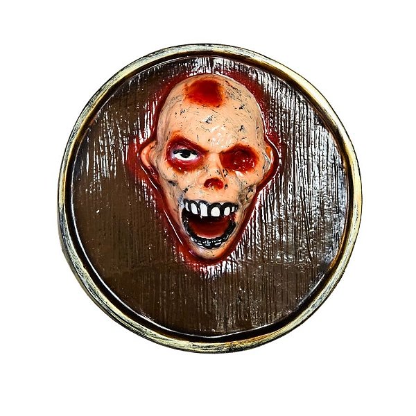 Enfeite Decorativo De Halloween - Bandeja Ferido - 45x45cm - 1 unidade - Rizzo