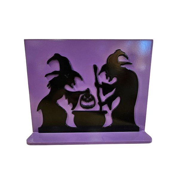 Display de Mesa em MDF - Bruxa No Caldeirão - 26x20,5cm - 1 unidade - Rizzo