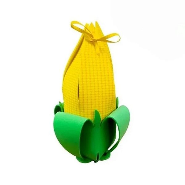 Caixa Surpresa Espiga de Milho de Festa Junina - 20x25cm - 8 unidades - Rizzo
