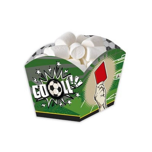 Cachepot - Futebol - 8x8cm - 8 unidades - Rizzo