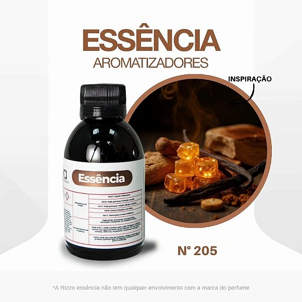Essência Warm Wood Concentrada Para Ambientes N°205 - 100g - 1 unidade - Vya - Rizzo