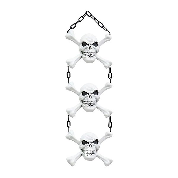 Enfeite para Pendurar - Caveira x Alfa Pirata - Halloween - 1 unidade - Rizzo