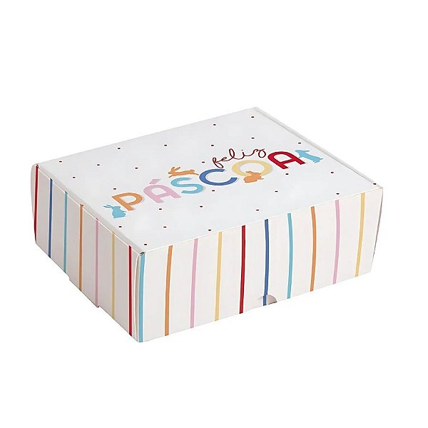 Caixa Para 8 Brigadeiros - Feelings - 17x10x4cm - 10 unidades - Cromus - Rizzo