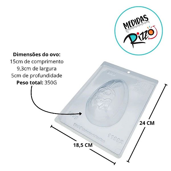 Forma de Acetato Especial Ovo Minion Bob 350g - Ref.11002 - 1 unidade - BWB - Rizzo