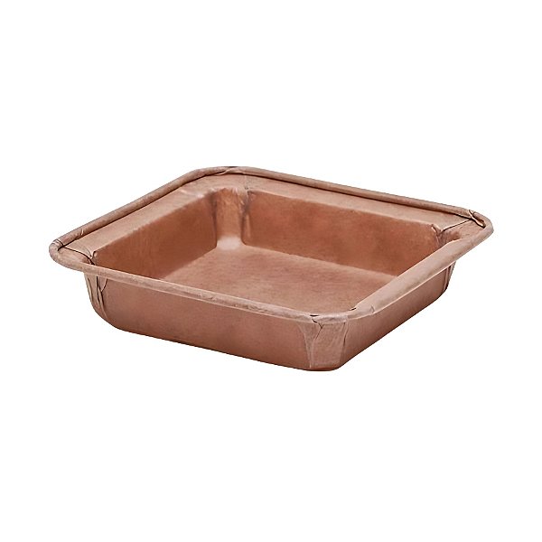 Forma Pie Quadrada - 6,5x6,5x1,5cm - 10 unidades - Ecopack - Rizzo