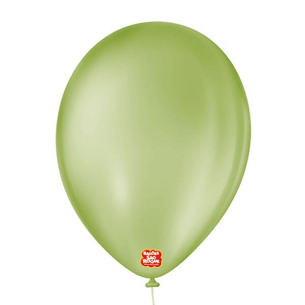 Balão de Festa Látex Liso - Verde Eucalipto - Balões São Roque
