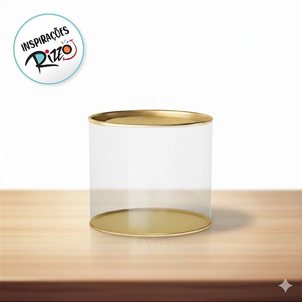 Lata Clean - Transparente - 7x10cm - 6 Unidades - Cromus - Rizzo