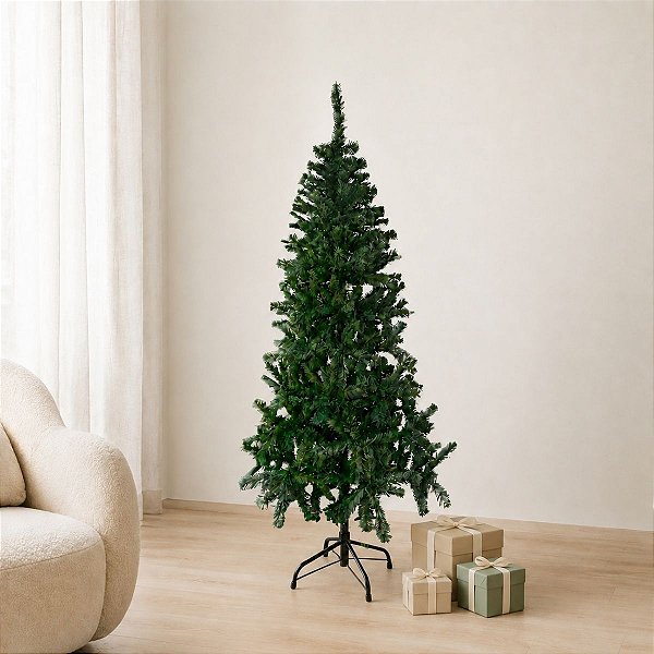 Árvore de Natal Modelo Sálvia - 166 Galhos - 120cm - Ref. RZO355 - 1 unidade - Rizzo