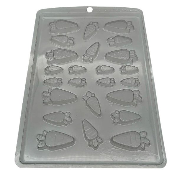 Forma de Acetato Mini Cenouras - Ref.5034 - 1 unidade - Rizzo