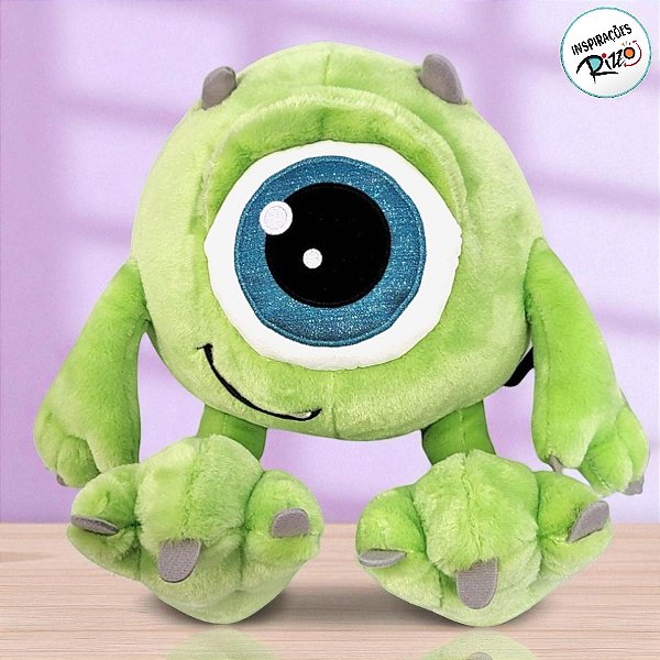 Pelúcia Mike Big Feet -  Monstros S.A - 35cm - 1 unidade - Disney Original - Rizzo