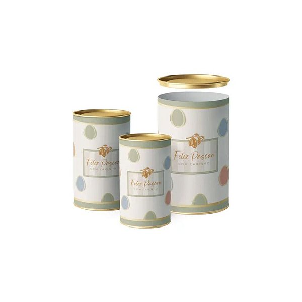 Lata Para Ovo Rígida - Tonal - Verde - 1 unidade - Cromus - Rizzo