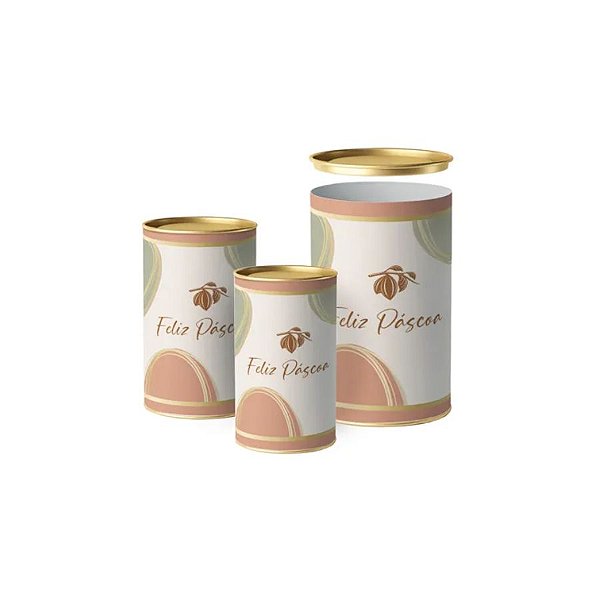 Lata Para Ovo Rígida - Tonal - Salmão - 1 unidade - Cromus - Rizzo