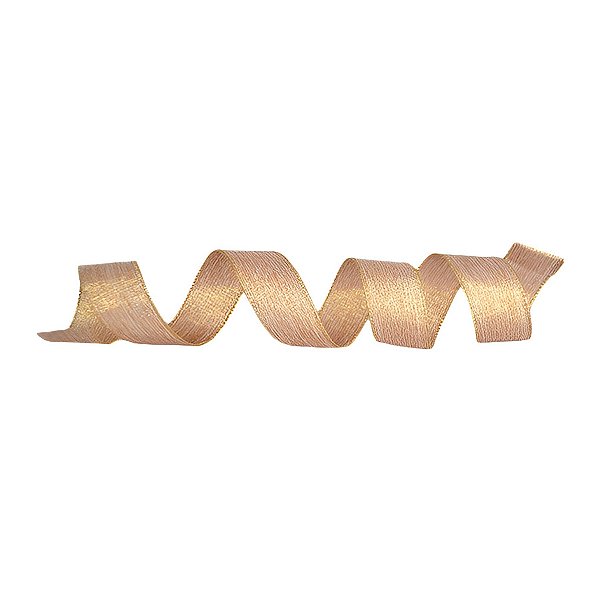 Fita Decorativa de Natal - Dourada - 3.6cm x 9.14m - 1 unidade - Rizzo