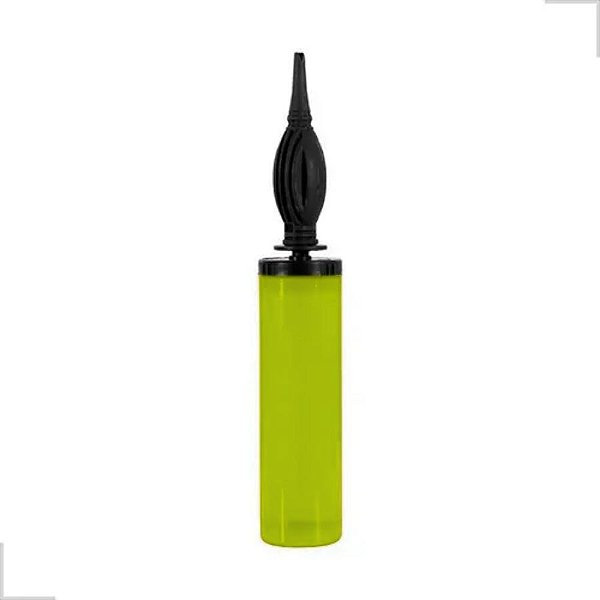 Inflador a Ar Bomba Manual Para Balão - Amarelo - 1 unidade - Rizzo