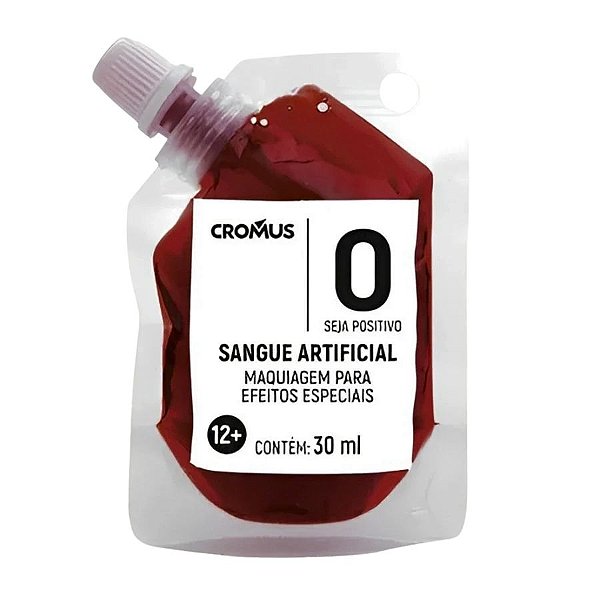 Bolsa de Sangue Falso Artificial Para Maquiagem - 30ml - 1 unidade - Rizzo