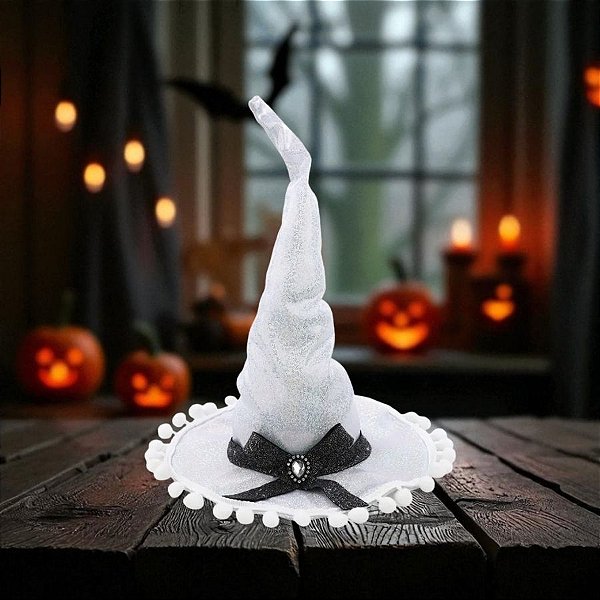 Enfeite Decorativo Halloween - Chapéu Carolaine - Hocus pocus - 35,5x22cm - 1 unidade - Cromus - Rizzo
