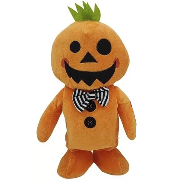 Pelúcia Abóbora com Som e Movimento - Halloween - 1 unidade - Rizzo