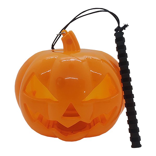 Abóbora com Haste - com Som e Luz - Halloween - 1 unidade - Rizzo
