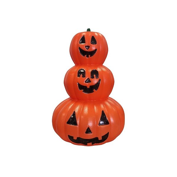 Enfeite Decorativo Halloween - Torre De Abóbora - 22cm - 1 unidade - Rizzo