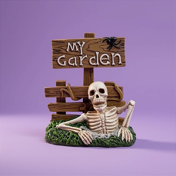 Enfeite Decorativo Halloween - Meu Jardim Assustador - 12cm - 1 unidade - Cromus - Rizzo