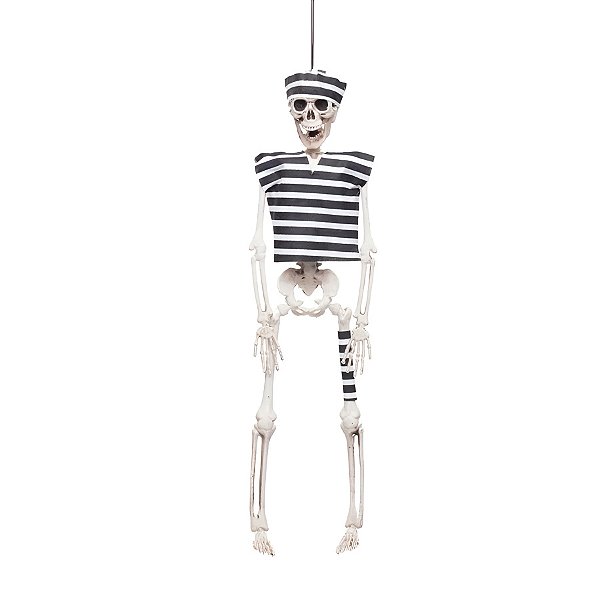 Enfeite Decorativo Halloween - Caveira Prisioneira - 42cm - 1 unidade - Cromus - Rizzo
