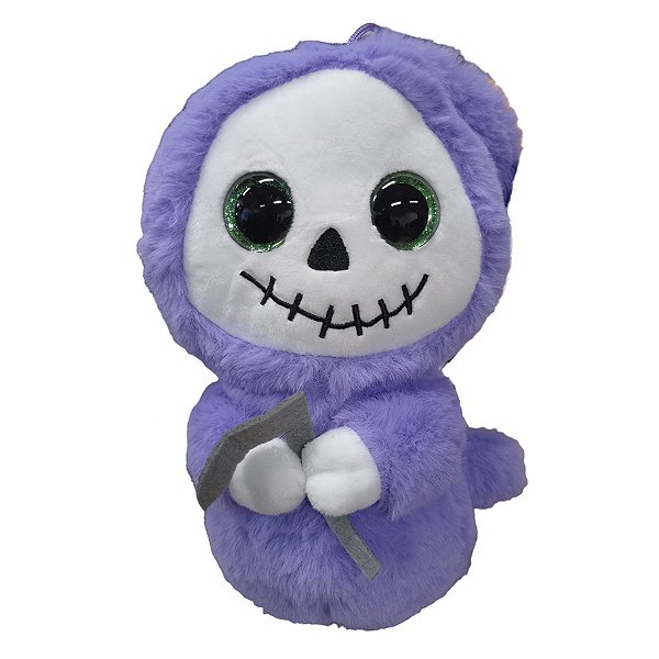 Pelúcia Dona Morte - Roxo 22 cm - Halloween - 1 unidade - Rizzo
