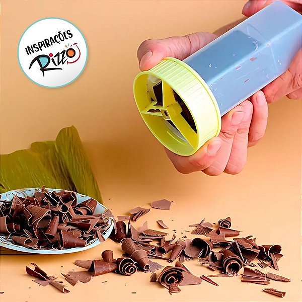 Raspador De Chocolate - 14cm - 6 peças - BlueStar - Rizzo