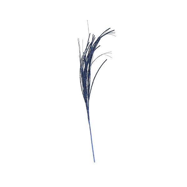 Galho Decorativo - Azul Com Glitter -  78cm - 1 unidade - Rizzo