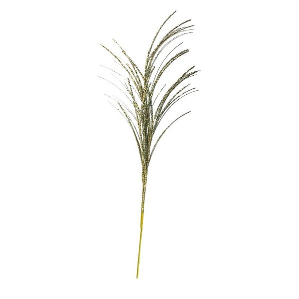 Galho Decorativo - Verde Com Glitter - 78cm - 1 unidade - Rizzo